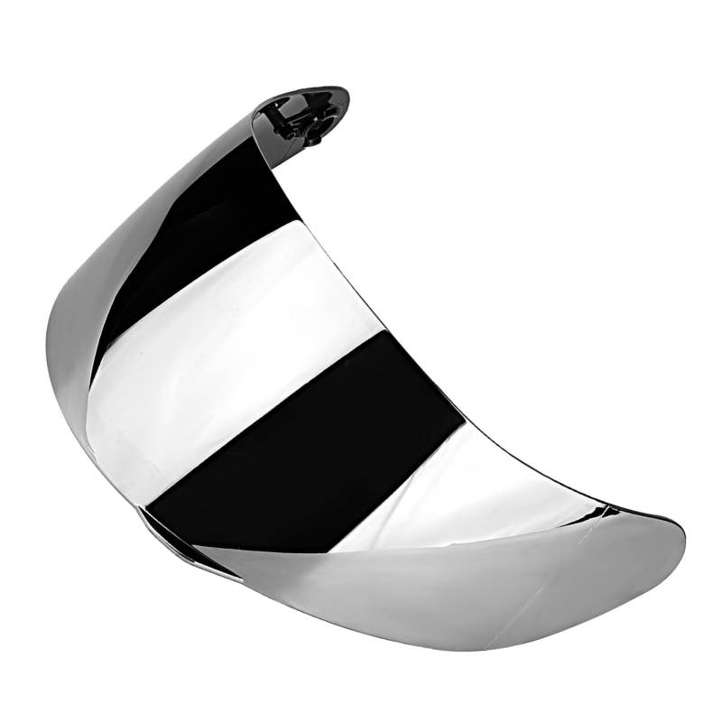 Vollgesichtsobjektiv Visor, Schutz Vollgesichts-Helmlinsen Visier, PC-Material, Anti-Fog, Anti-Kratzer, Einfacher Ersatz, Mehrere Farben Optional, für Agv K5 (Silberbeschichtet) von lihsong