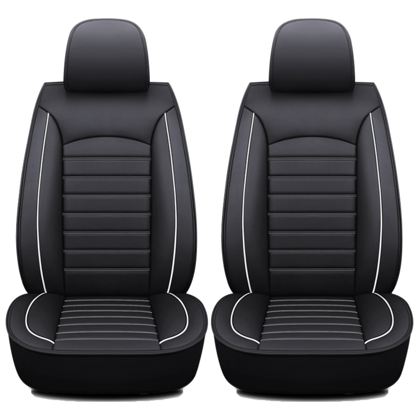lioidres 2 Stück Auto-Sitzbezug, für Citroen Jumpy 2010-2025 Abnehmbarer Sitzbezug Leder verschleißfest und staubdicht, A Black White lioidres 2 Stück Auto-Sitzbezug, für Citroen Jumpy 2010-2025 Abnehmbarer Sitzbezug Leder verschleißfest und staubdicht, A Black White von lioidres