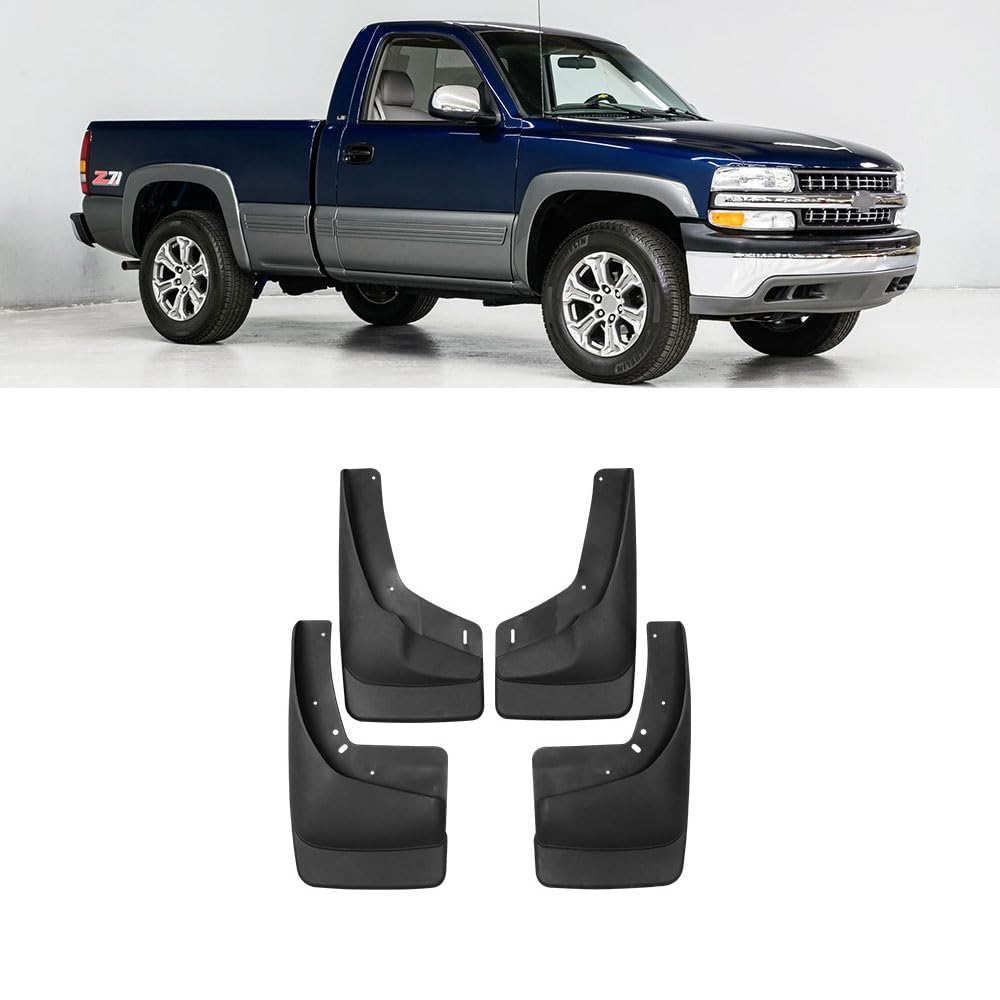 4 Stück Auto Spritzschutz Schmutzfänger,für Che- VROLET Silverado 1999-2006,Vorne Hinten Kotflügel,Protection Zubehör 4 Stück Auto Spritzschutz Schmutzfänger,für Che- VROLET Silverado 1999-2006,Vorne Hinten Kotflügel,Protection Zubehör von lixuejian