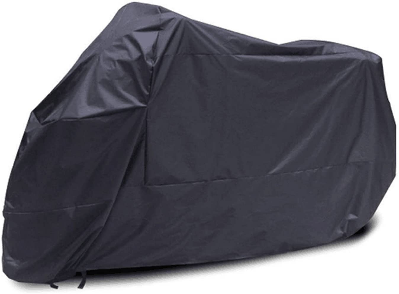 logei® Motorrad Ganzgarage Abdeckplane Abdeckung Garage Faltgarage Wetterschutz Schutzhülle Motorradplane Cover Roller Regenschutz Schwarz (XXXXL:295 * 110 * 140) von logei
