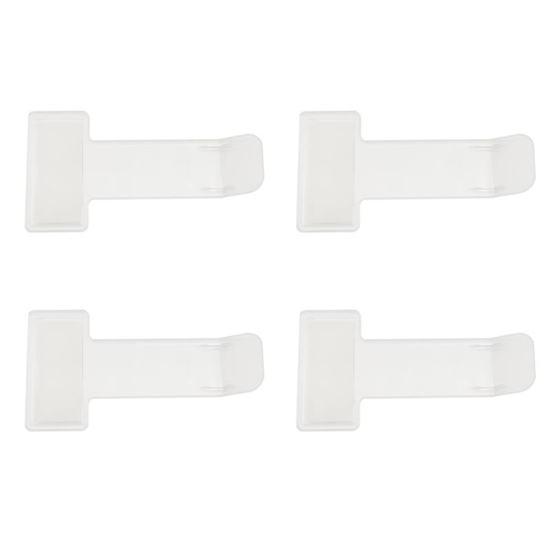 4 Stück Parkscheinhalter Clip Transparent Parkscheinhalter Windschutzscheibe Selbstklebend Parkausweis Halterung Windschutzscheibe Parktickethalter Auto Kartenhalter Auto Halter Clip für Parkschein von lokxmve