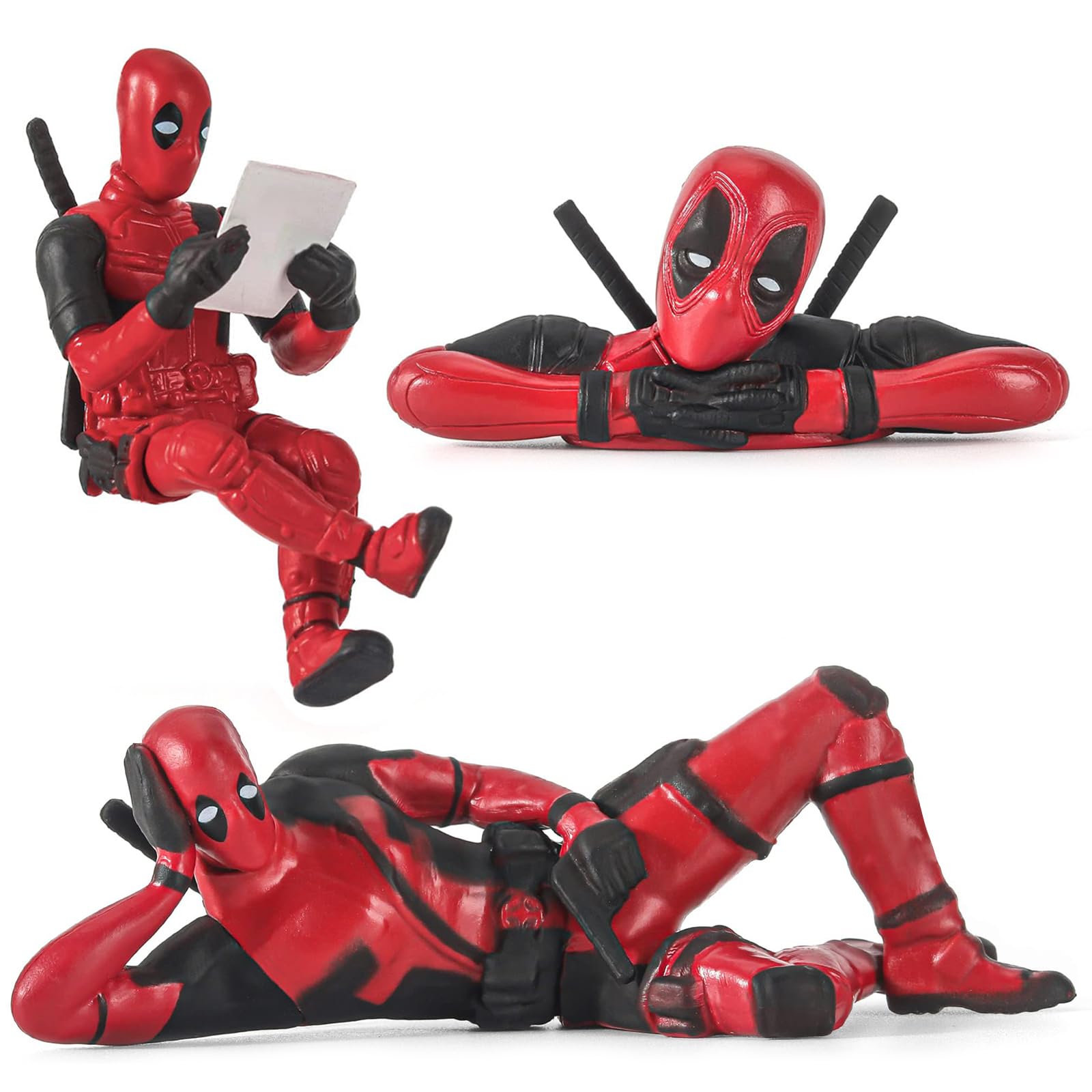 lomdung 3 Stück Auto Dekoration Charm Anhänger, Lustige Anime Deadpool Auto Hängen Ornament, Personalized Car Rear View Mirror Anhänger, Autozubehör zum Aufhängen für Frauen & Männer Ornament Gift lomdung 3 Stück Auto Dekoration Charm Anhänger, Lustige Anime Deadpool Auto Hängen Ornament, Personalized Car Rear View Mirror Anhänger, Autozubehör zum Aufhängen für Frauen & Männer Ornament Gift von lomdung