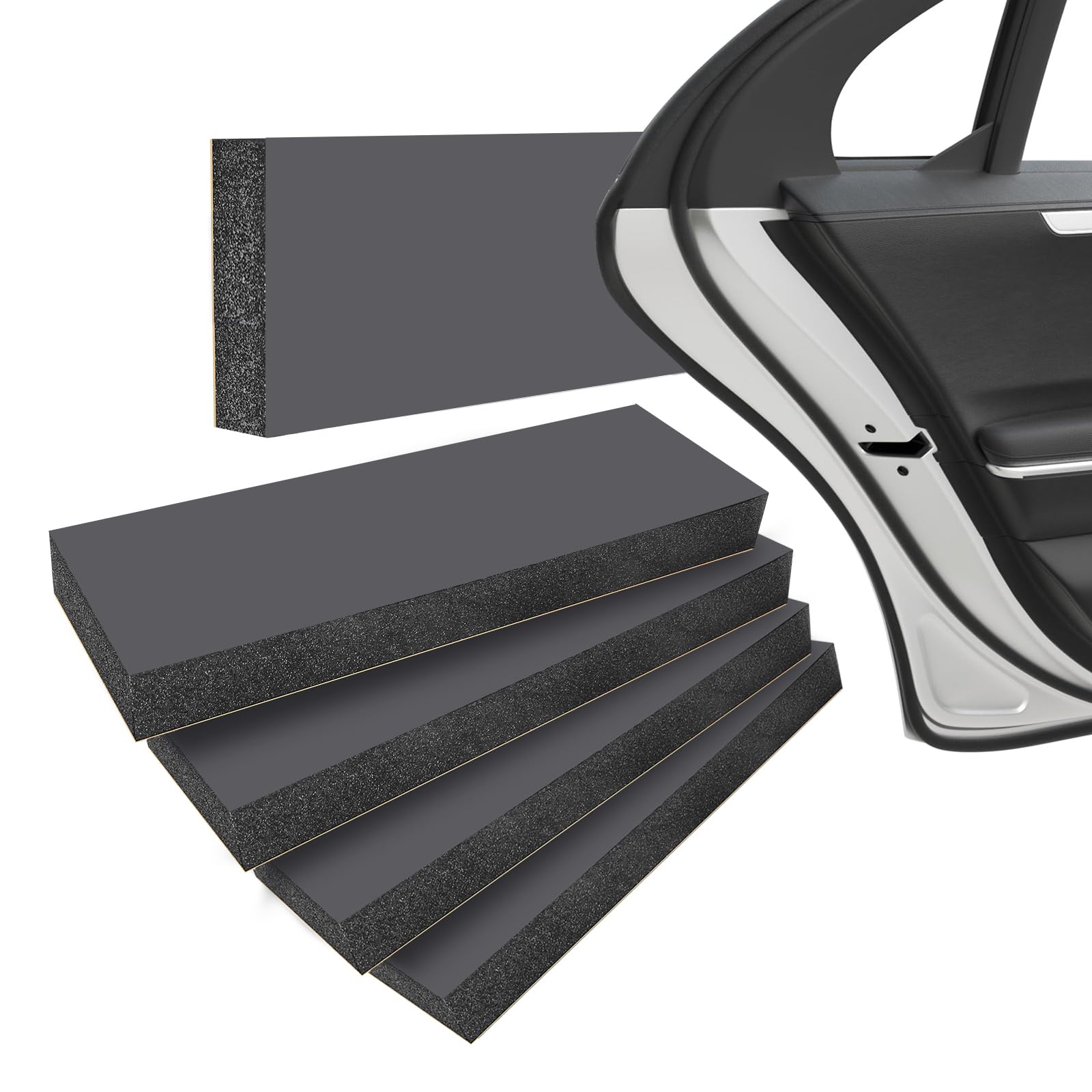 lomdung 4 Stück Garagen Wandschutz, 3 cm Dicker Auto Türkantenschutz, Selbstklebend Autotür Wandschutz Garagen-Wandschutz Wandpolsterung, Türkantenschutz, für Ihr Auto, Garagenwand und Parkplatz lomdung 4 Stück Garagen Wandschutz, 3 cm Dicker Auto Türkantenschutz, Selbstklebend Autotür Wandschutz Garagen-Wandschutz Wandpolsterung, Türkantenschutz, für Ihr Auto, Garagenwand und Parkplatz von lomdung