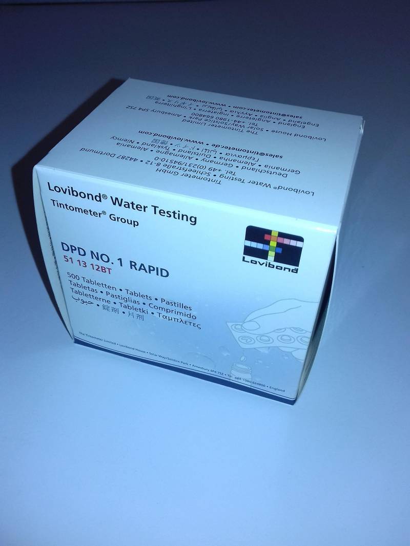 Lovibond DPD No 1 Rapid Dissolve Tablets. 500 Tablets von lovibond tintometer group