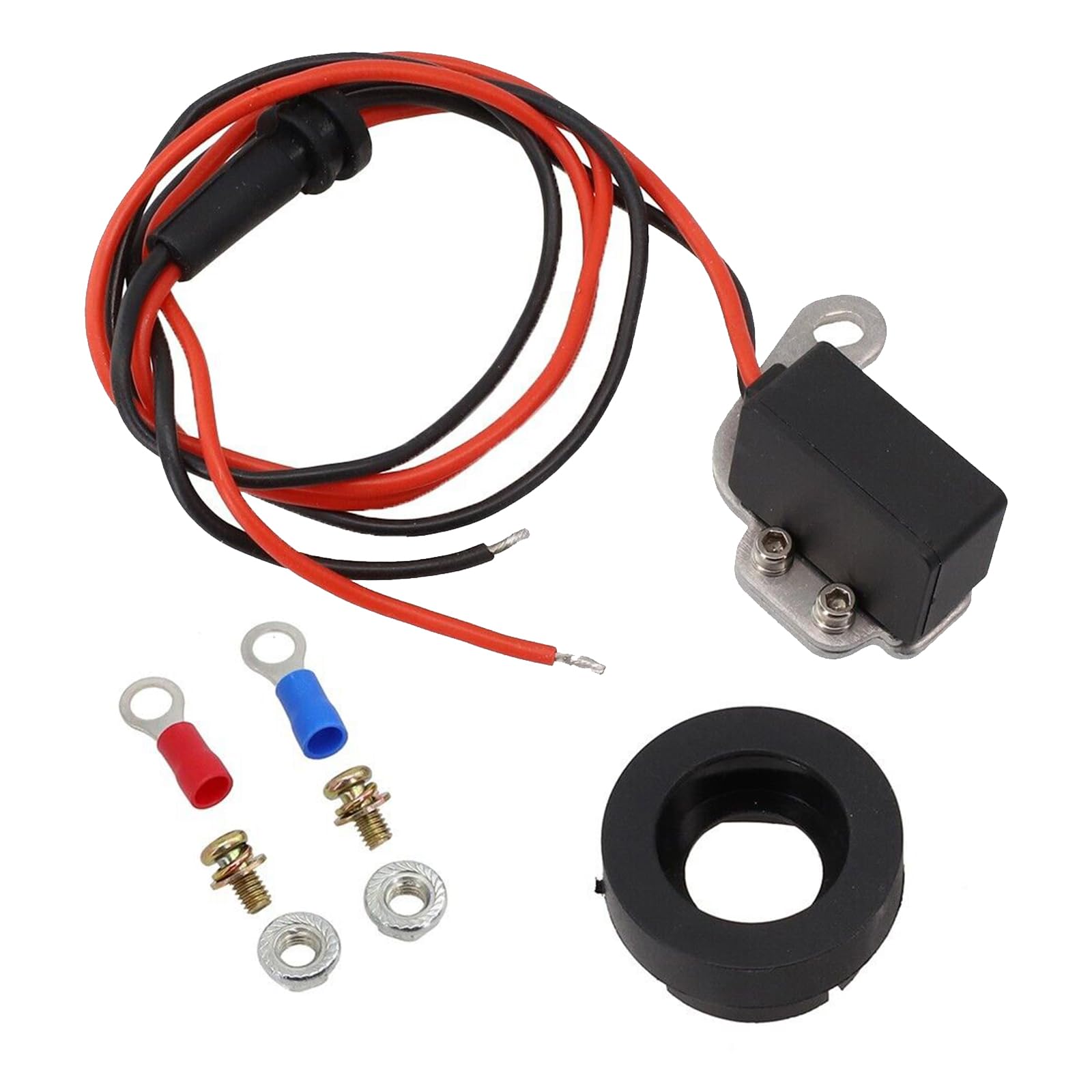 1281 Zündung Umbausatz, 8 Zylinder Elektronisches Modul Elektronisches Zündung Umbausatz Ersatz für Pertronix Fit für Ford 1957-1974 260 289 302 351 352 390 427 V8 1281 Zündung Umbausatz, 8 Zylinder Elektronisches Modul Elektronisches Zündung Umbausatz Ersatz für Pertronix Fit für Ford 1957-1974 260 289 302 351 352 390 427 V8 von luolety