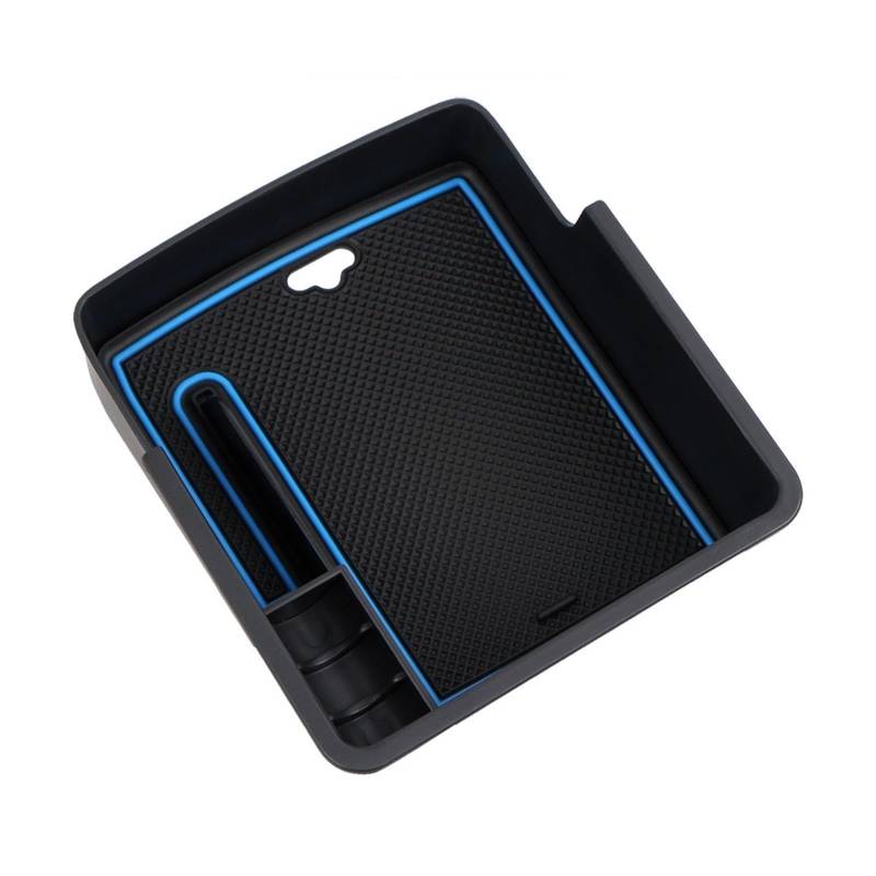 Auto Armlehne Box Auto-Mittelarmlehne Aufbewahrungsbox Halter für Kia XCeed Ceed GT 2018-2021 Center Console Organizer Aufräumen Zubehör(Blau) von luoliang