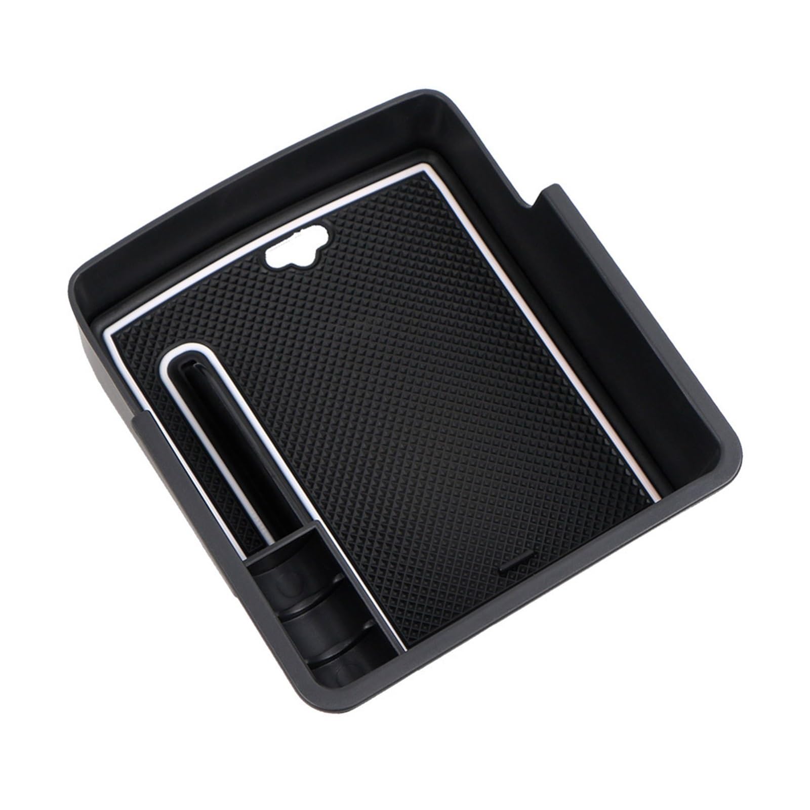 Auto Armlehne Box Auto-Mittelarmlehne Aufbewahrungsbox Halter für Kia XCeed Ceed GT 2018-2021 Center Console Organizer Aufräumen Zubehör(Weiß) von luoliang