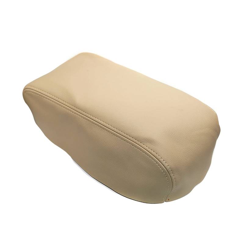 Auto Armlehne Box Autozubehör Mittelkonsolendeckel Armlehnenbox Lederbezug Aufkleberverkleidung für Nissan für Pathfinder 2001-2004 Beige von luoliang