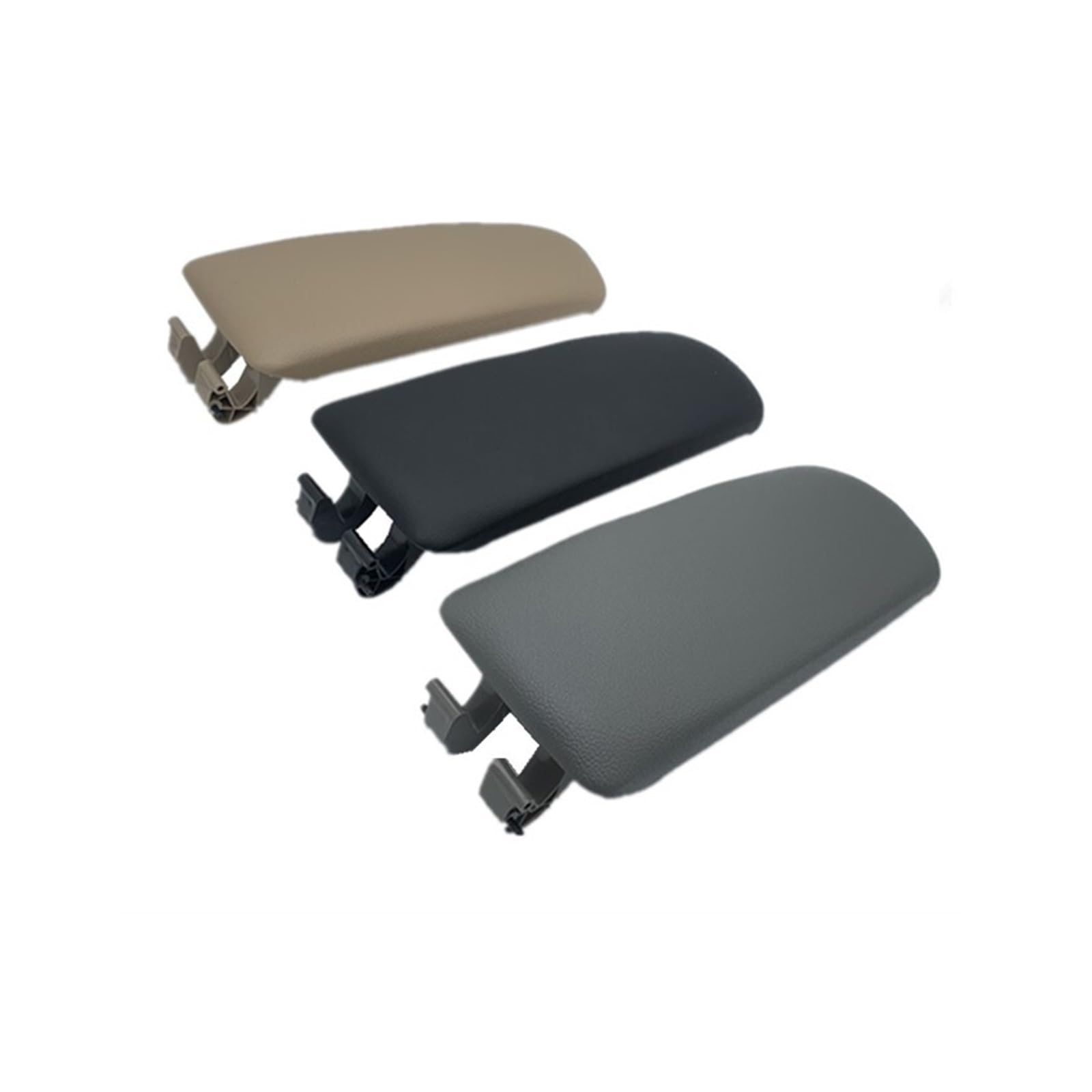 Auto Armlehne Box Für Neue Auto-Armlehnenverriegelungsabdeckung für A4 B6 B7 2002-2007 Mittelkonsole Armlehne Aufbewahrungsbox Deckelabdeckung Autozubehör(Grau) von luoliang