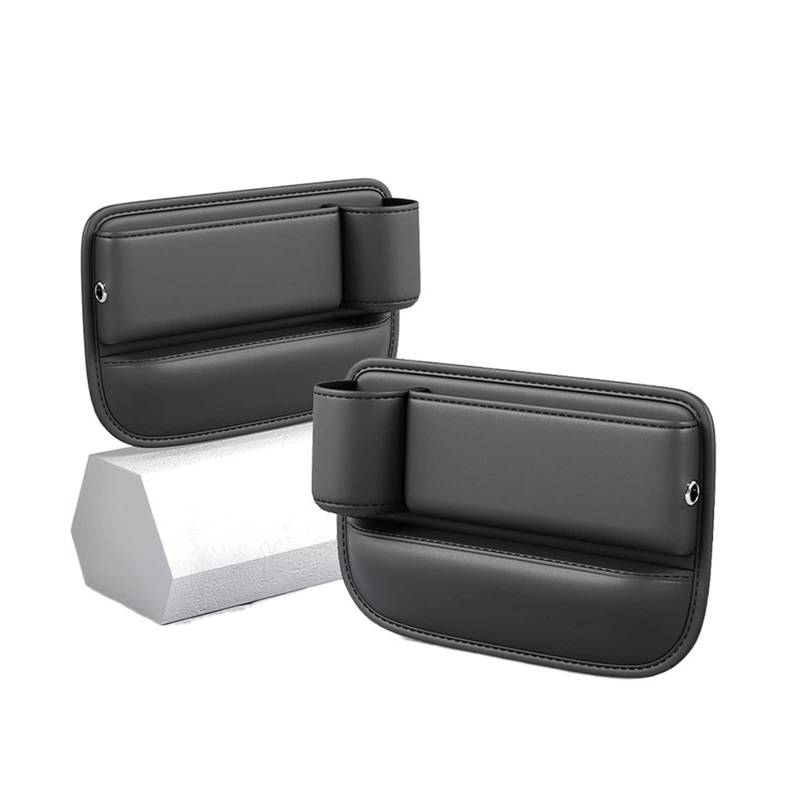 Auto Armlehne Box Universal Auto Konsole Seite für Sitz Füller Auto für Sitz Lücke Organizer Multifunktionale Fahrer für Sitz Catcher Getränkehalter(2 pcs) von luoliang