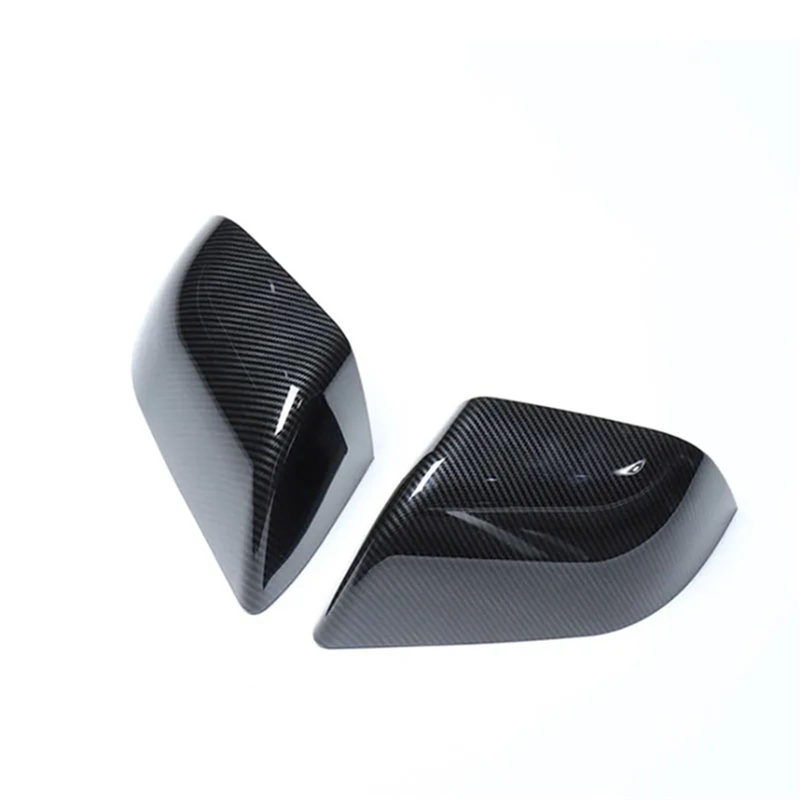 Kfz-Rückspiegelgehäuse 1 Paar Carbon Fiber Auto Rückspiegel Tür Außenspiegel Seitenspiegel Abdeckkappen Shell Case für Tesla für Modell 3 für Modell Y(Carbon fiber pattern) von luoliang