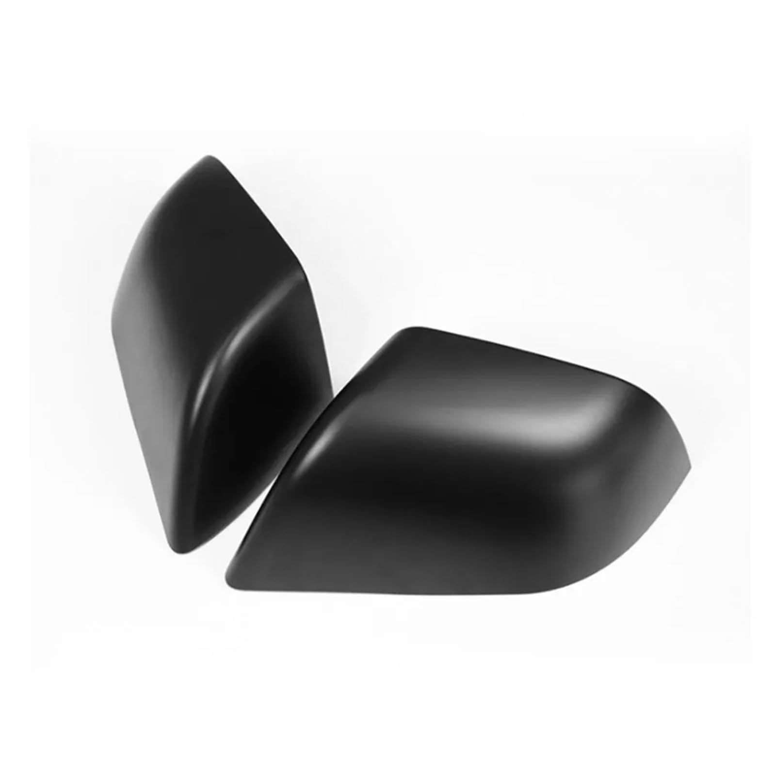 Kfz-Rückspiegelgehäuse 1 Paar Carbon Fiber Auto Rückspiegel Tür Außenspiegel Seitenspiegel Abdeckkappen Shell Case für Tesla für Modell 3 für Modell Y(Matte black) von luoliang