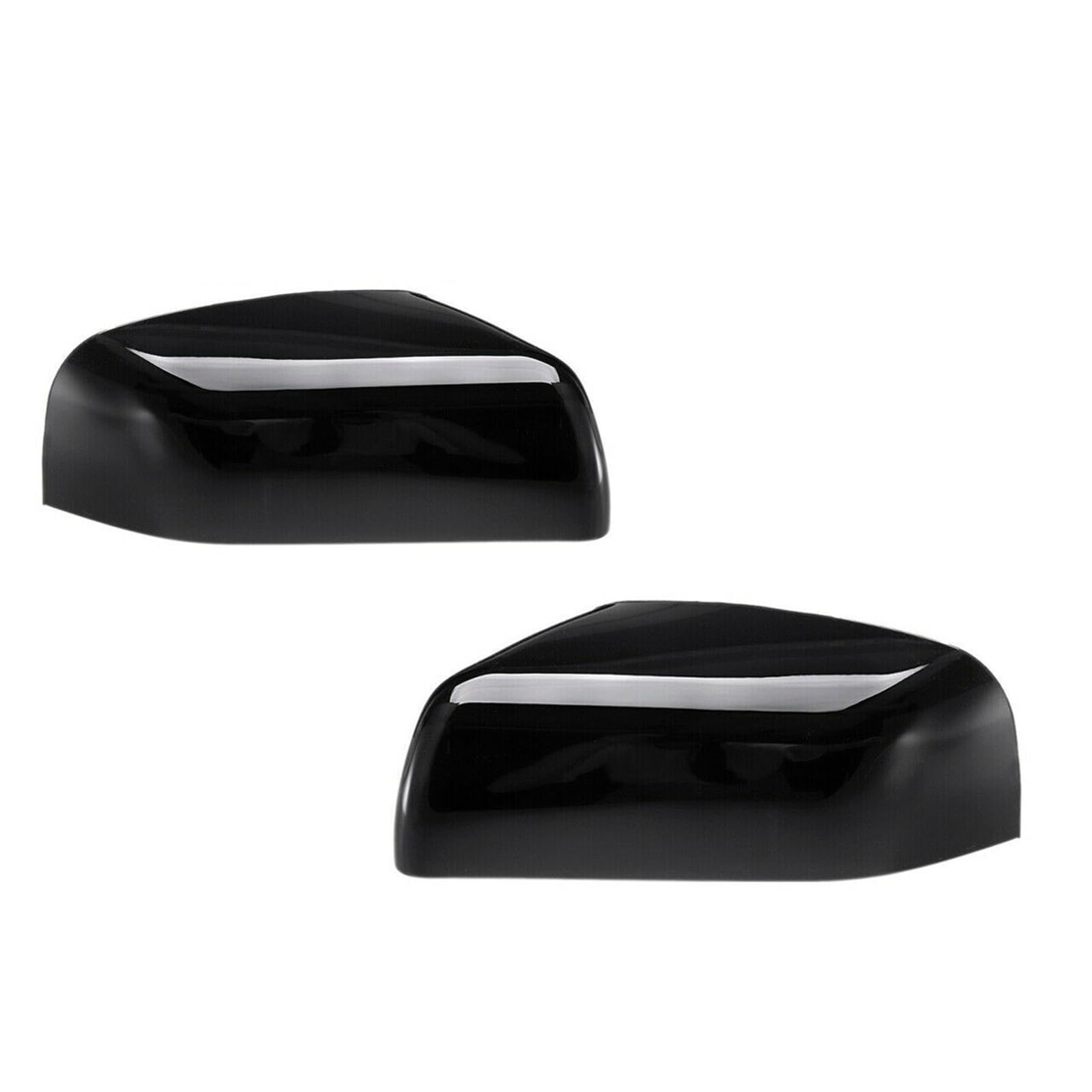 Kfz-Rückspiegelgehäuse Linke/rechte Seite für glänzend schwarze Außenspiegel-Abdeckkappe für Land für Rover für Range für Rover für Sport LR2 LR4 2010(Pair) von luoliang