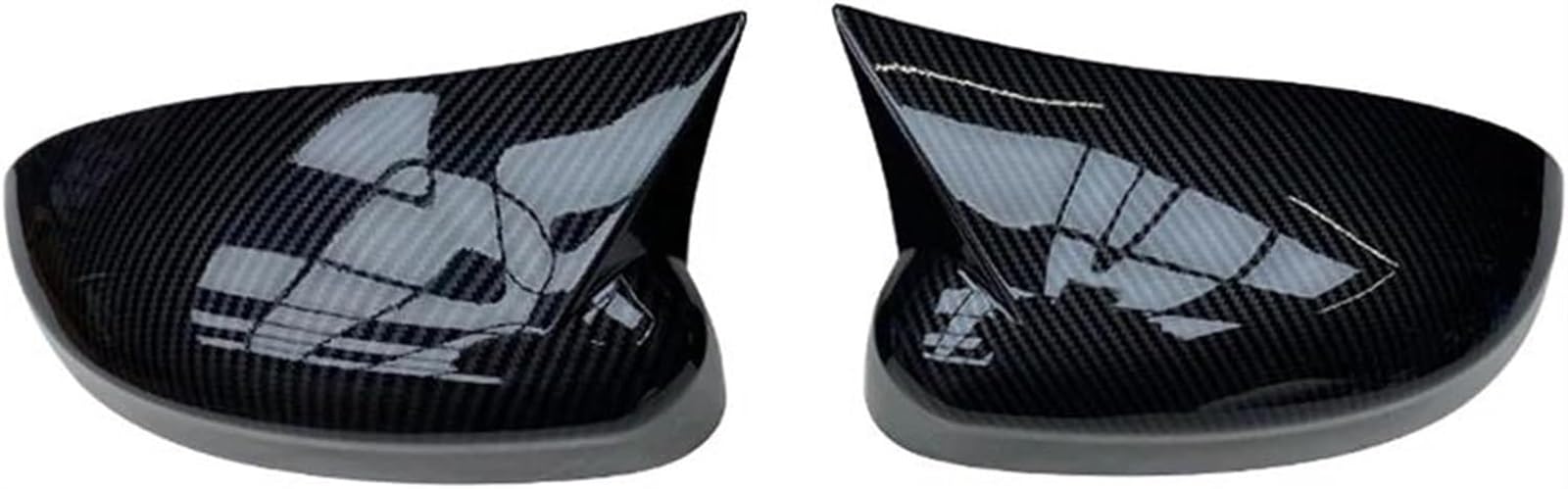 Kfz-Rückspiegelgehäuse Rückspiegelschalen Außentür Rückspiegelgehäuseverkleidung für Ford für Focus MK3 2008-2017 Seitenrückspiegelkappe Kohlefaser Schwarz(Carbon fiber) von luoliang