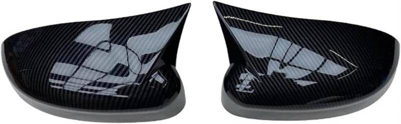 Kfz-Rückspiegelgehäuse Rückspiegelschalen Außentür Rückspiegelgehäuseverkleidung für Ford für Focus MK3 2008-2017 Seitenrückspiegelkappe Kohlefaser Schwarz(Carbon fiber) von luoliang
