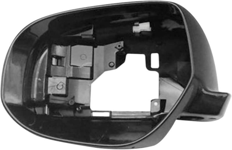 Kfz-Rückspiegelgehäuse Seitenspiegelrahmenhalter für Mitsubishi für Outlander 2013-2018, glänzend schwarze Flügelgehäuseverkleidung, ersetzen Sie die Außenspiegelabdeckkappe(Left side LH) von luoliang