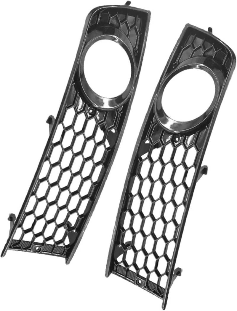 Kühlergrill für Nebelscheinwerfer 1 Paar Front Stoßstange Nebel Licht Gitter Abdeckung Trim Für A4 B6 für Limousine von luoliang