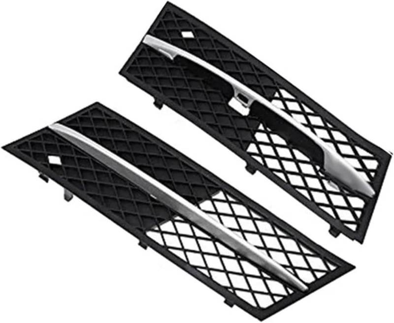 Kühlergrill für Nebelscheinwerfer 2Pcs Auto Front Lower Bumper Grill Grille Nebel Licht Abdeckung Für BMW 5 Series F10 von luoliang
