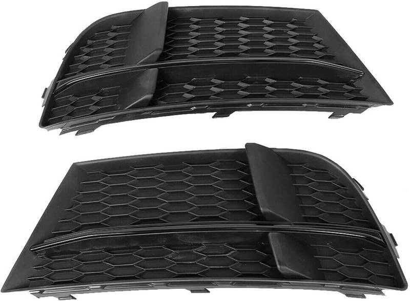 Kühlergrill für Nebelscheinwerfer 2X Auto Front Stoßstange Nebel Licht Lampe Kühlergrill Abdeckung Für A3 S3 2017-2020 von luoliang