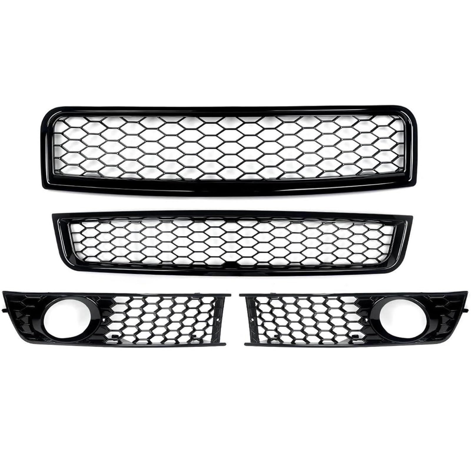 Kühlergrill für Nebelscheinwerfer Auto Front Niere Grill Vorne Oberen Unteren Grill Nebel Licht Grille Honeycomb Mesh Mitte Unten Kühlergrill für Nebelscheinwerfer Auto Front Niere Grill Vorne Oberen Unteren Grill Nebel Licht Grille Honeycomb Mesh Mitte Unten von luoliang