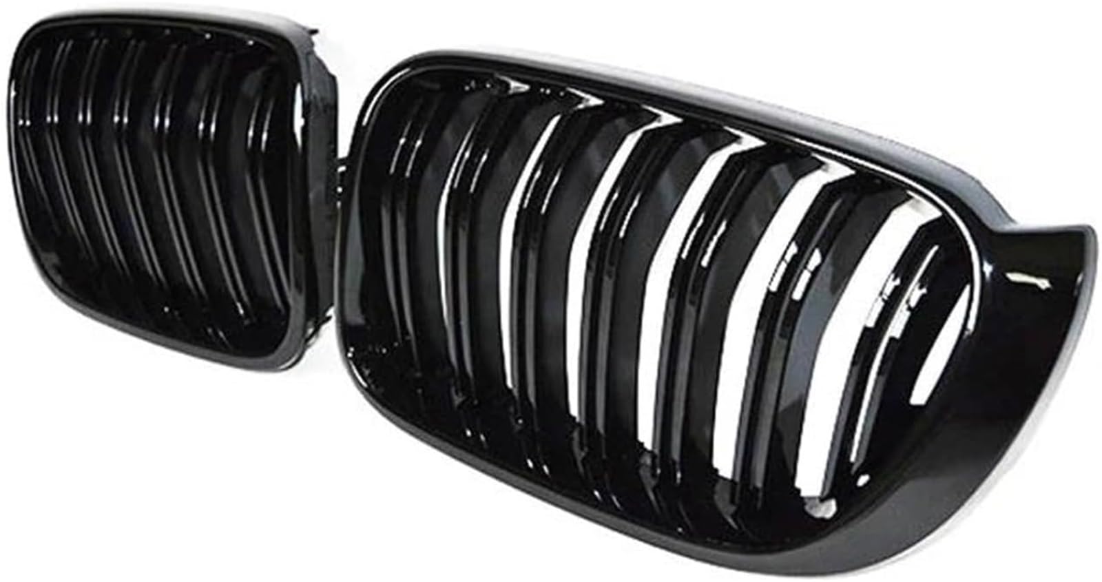 Kühlergrill für Nebelscheinwerfer Auto Front Stoßstange Gitter Racing Grills Für BMW 2014-2018 Auto Front Stoßstange Gitter(Gloss Black) von luoliang
