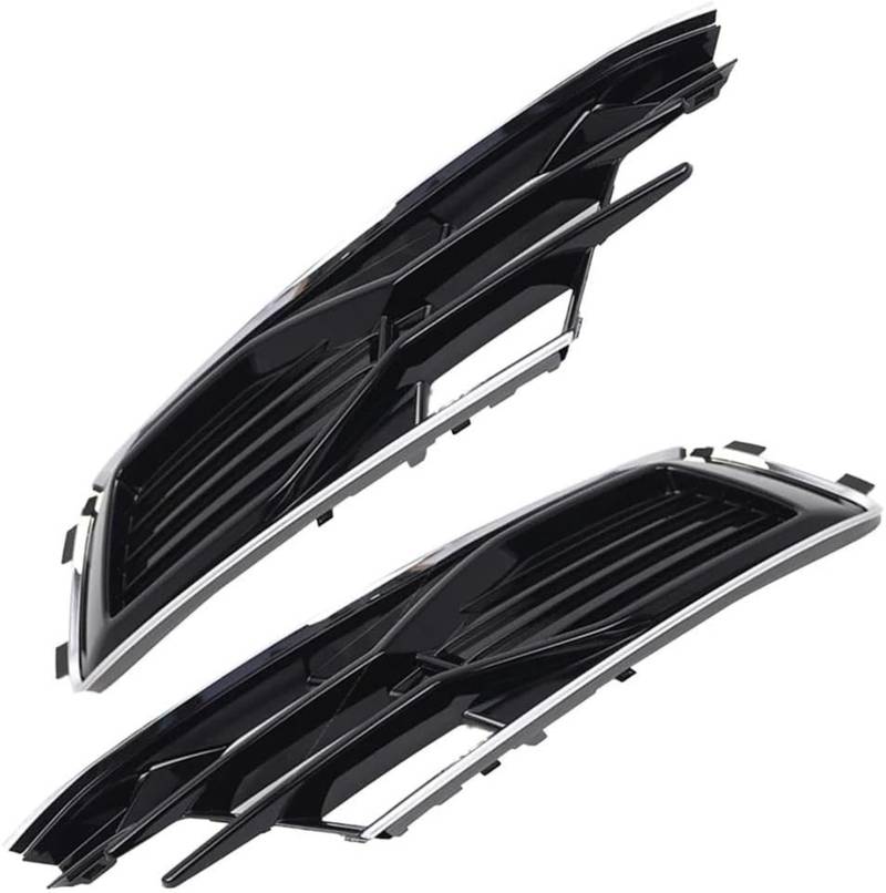 Kühlergrill für Nebelscheinwerfer Auto Front Stoßstange Unteren Kühlergrill Nebel Licht Gitter Abdeckung Für A6 C7 Limousine 2014-2018(Left Right) von luoliang