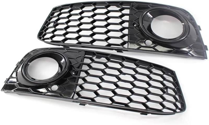 Kühlergrill für Nebelscheinwerfer Auto Nebel Licht Grill Für A4 B8 Auto Front Stoßstange Nebel Lampe Grille Links Rechts von luoliang