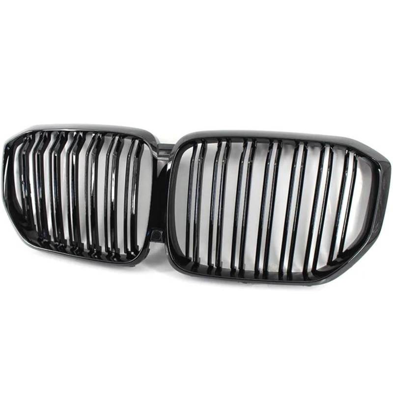 Kühlergrill für Nebelscheinwerfer Auto-Nierengrill Rennsport-Grills für glänzend-Mattes schwarzes Grillzubehör(Matte Black) von luoliang