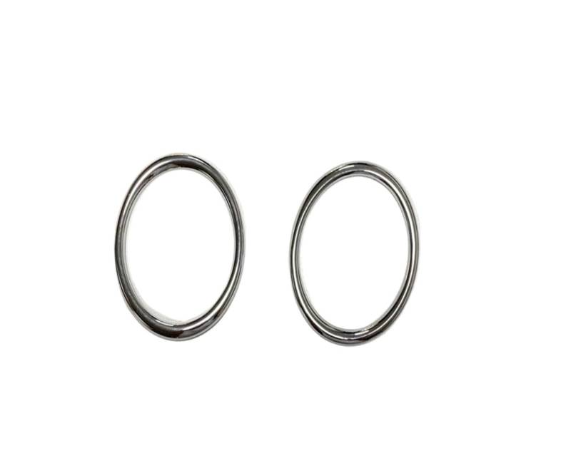 Kühlergrill für Nebelscheinwerfer Frontstoßstange Nebelscheinwerfer Lichtrahmen für Ring Kreis Abdeckung Trim für Q3 2012-2015 von luoliang
