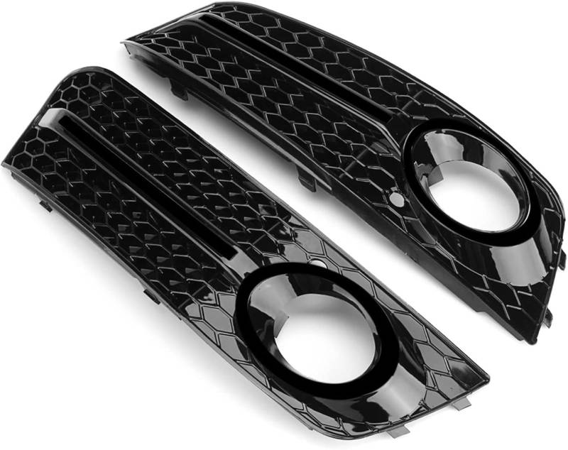 Kühlergrill für Nebelscheinwerfer Für A4 B8 2009-2011 Nebelscheinwerfer Kühlergrill Abdeckung Mesh Grille Auto Front Nebelscheinwerfer Licht Abdeckung von luoliang