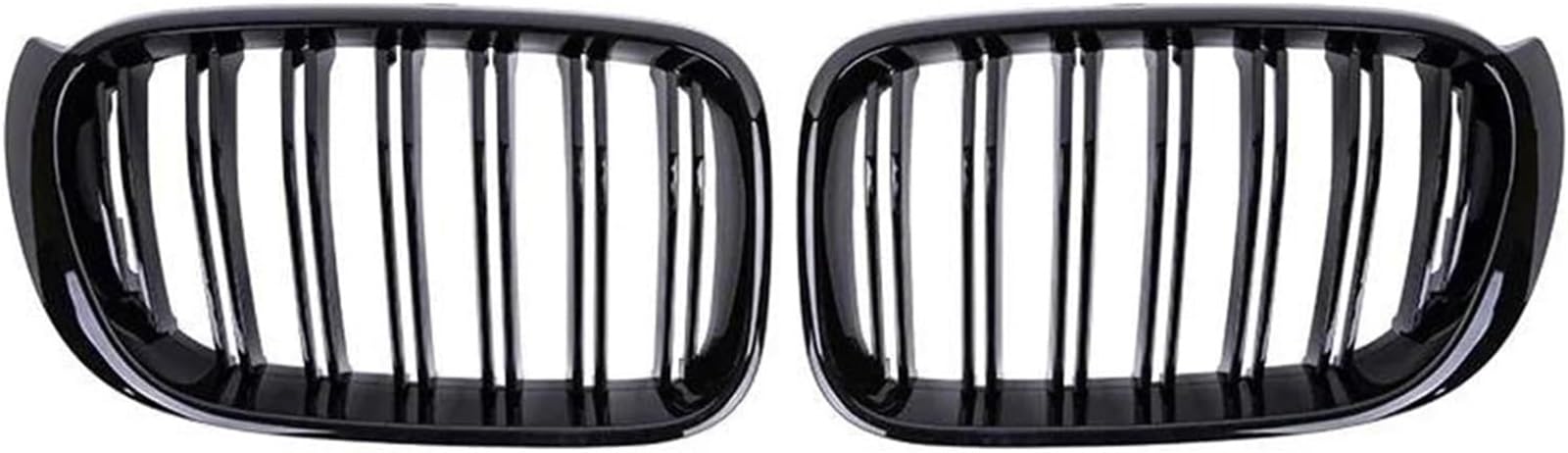 Kühlergrill für Nebelscheinwerfer Für BMW Auto Front Nierengrill Grills Racing Grill für glänzend Schwarz Dual Lamellen Gitter Kühlergrill für Nebelscheinwerfer Für BMW Auto Front Nierengrill Grills Racing Grill für glänzend Schwarz Dual Lamellen Gitter von luoliang