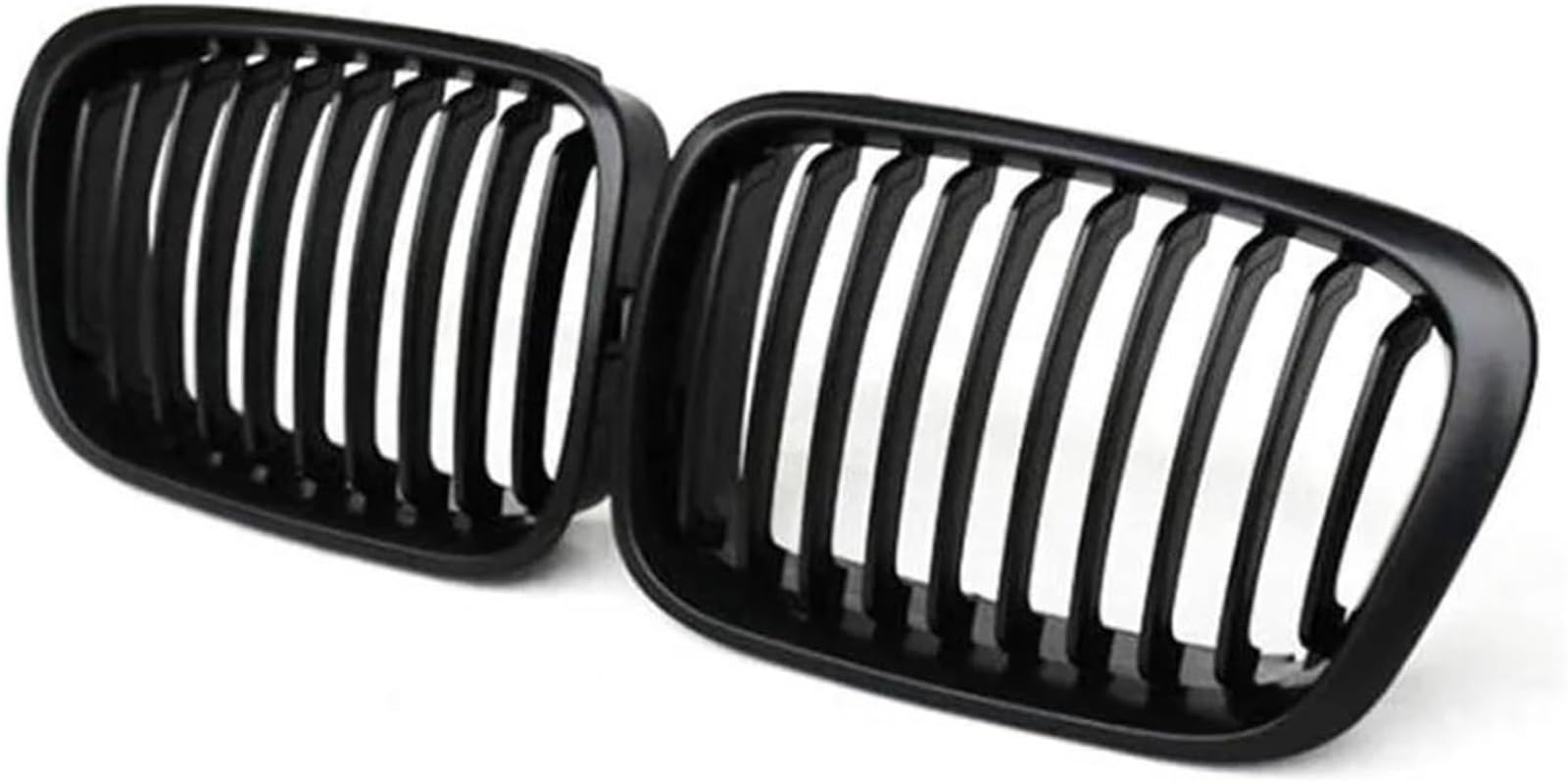 Kühlergrill für Nebelscheinwerfer Für BMW Auto Frontstoßstange für Kühlergrill Nieren Grille Gril Auto Frontstoßstange Grille(Matte Black) von luoliang