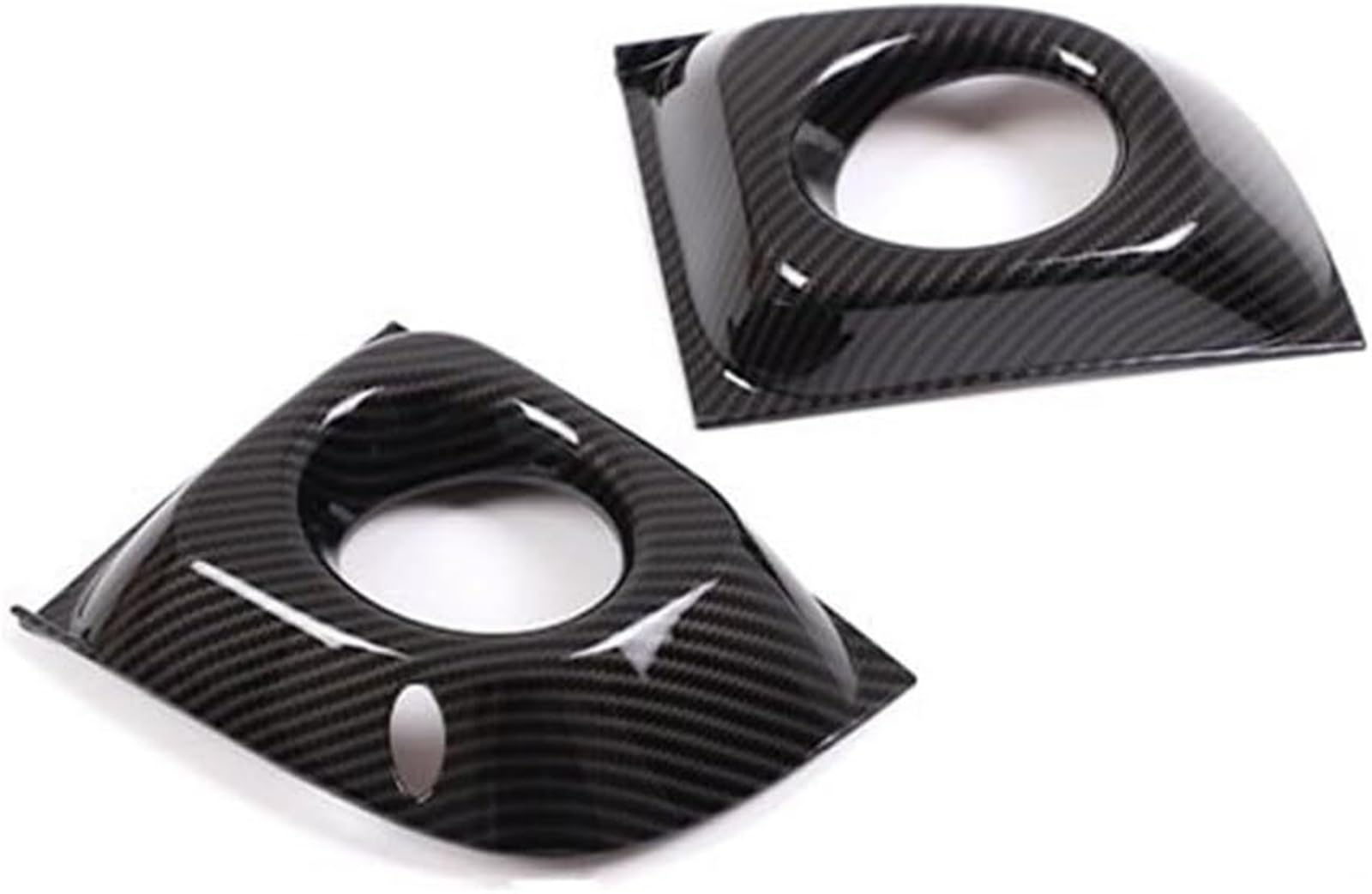 Kühlergrill für Nebelscheinwerfer Für FIAT 500 2011-2015 Auto Front Nebel Licht Rahmen Lampe für Ring Abdeckung Trim ABS(1) von luoliang