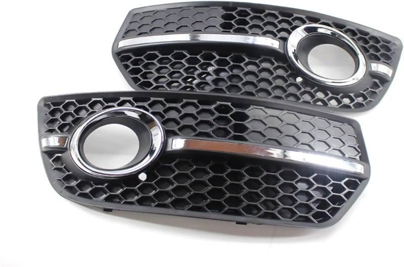 Kühlergrill für Nebelscheinwerfer Für Q5 2010-2013 Auto Links Rechts Vorne Stoßstange Nebel Licht Kühlergrill Grill Abdeckung von luoliang