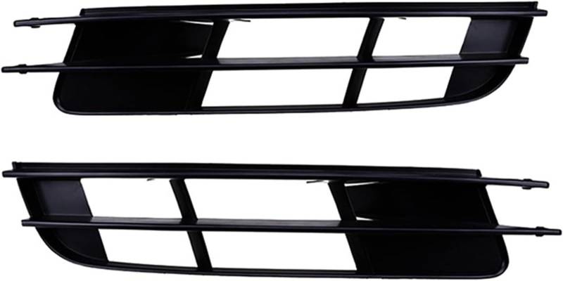 Kühlergrill für Nebelscheinwerfer Für Q7 2007-2009 Nebelscheinwerfer Kühlergrill Auto Front Lower Bumper Cover Grille Kunststoff Schwarz von luoliang