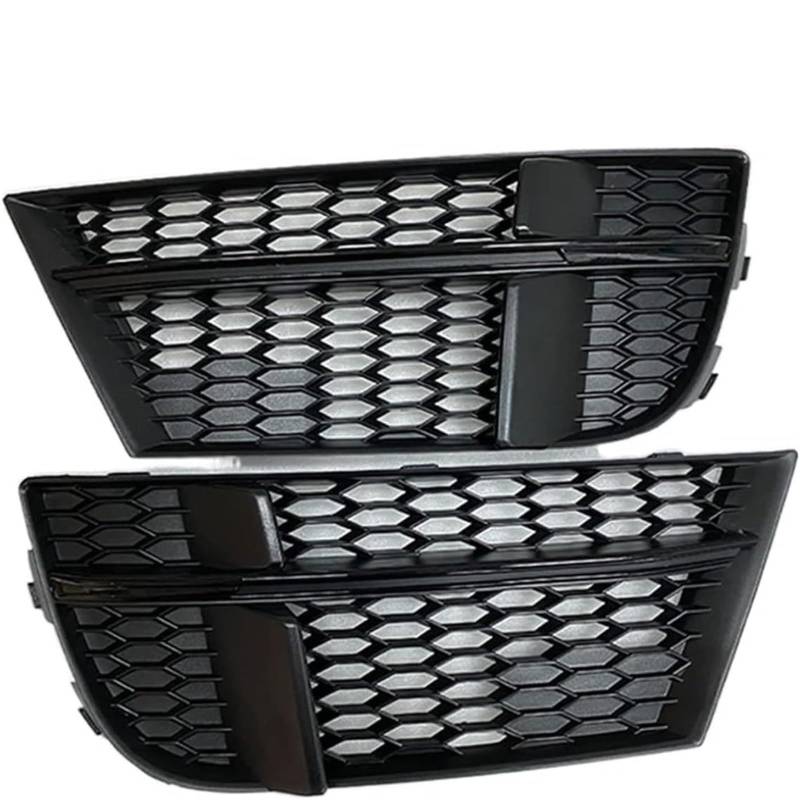 Kühlergrill für Nebelscheinwerfer Kühlergrill Zierleisten A3 für Linie 2017 2018 2019 2020 2X Auto Frontstoßstange Nebelscheinwerfer Lampe von luoliang