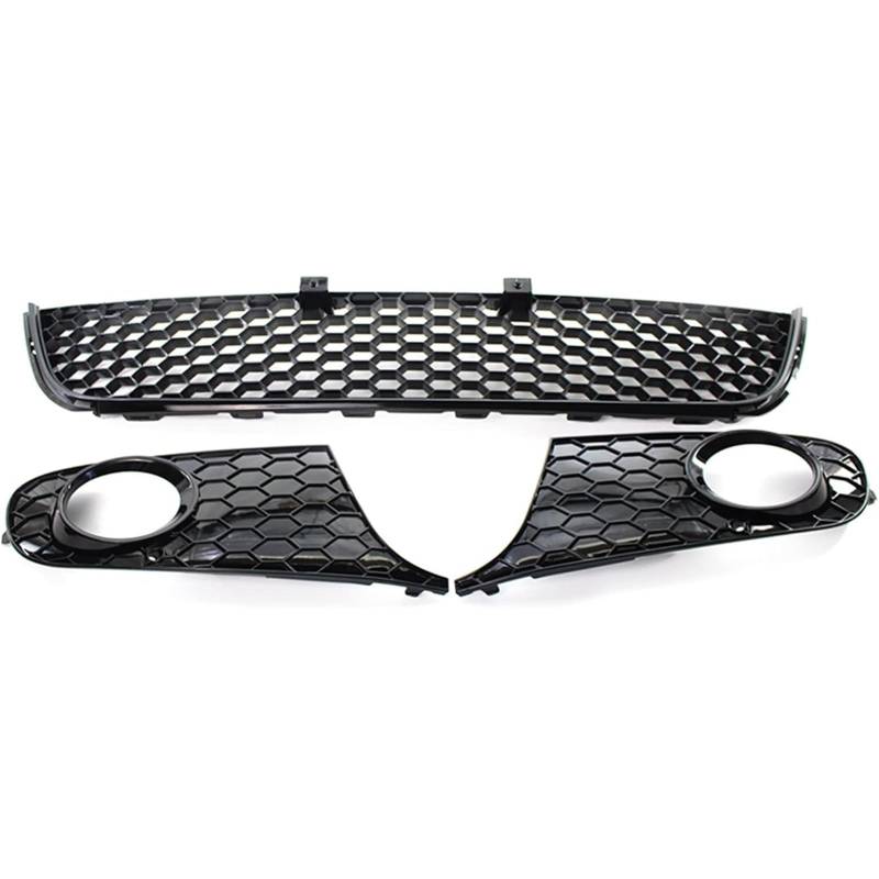 Kühlergrill für Nebelscheinwerfer Kühlergrill-Zierleisten für VW für Golf 6 MK6 Nicht-GTI Frontstoßstange unterer Mittelgrill Mesh-Grill von luoliang
