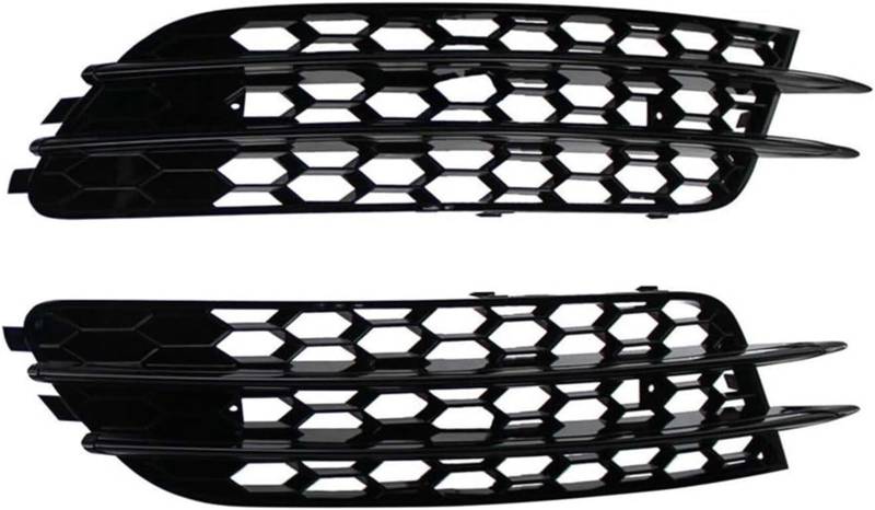 Kühlergrill für Nebelscheinwerfer Nebelscheinwerfer Lampengitter 4G0807682 Für A6 C7 für Limousine für Standard-Bunker für Modell(Schwarz) von luoliang