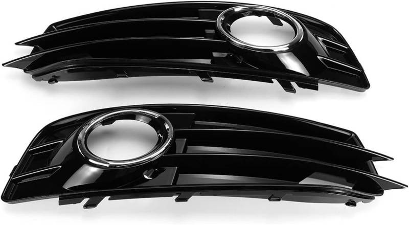 Kühlergrill für Nebelscheinwerfer Nebelscheinwerfergrill für A3 8P S-Linie 2009-2012 8P0807682, 2-teiliger von luoliang