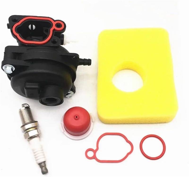 Vergaser Vergaser für Motor Werkzeugsätze Rasenmäherteile für Briggs für Stratton 21(Black Set) von luoliang