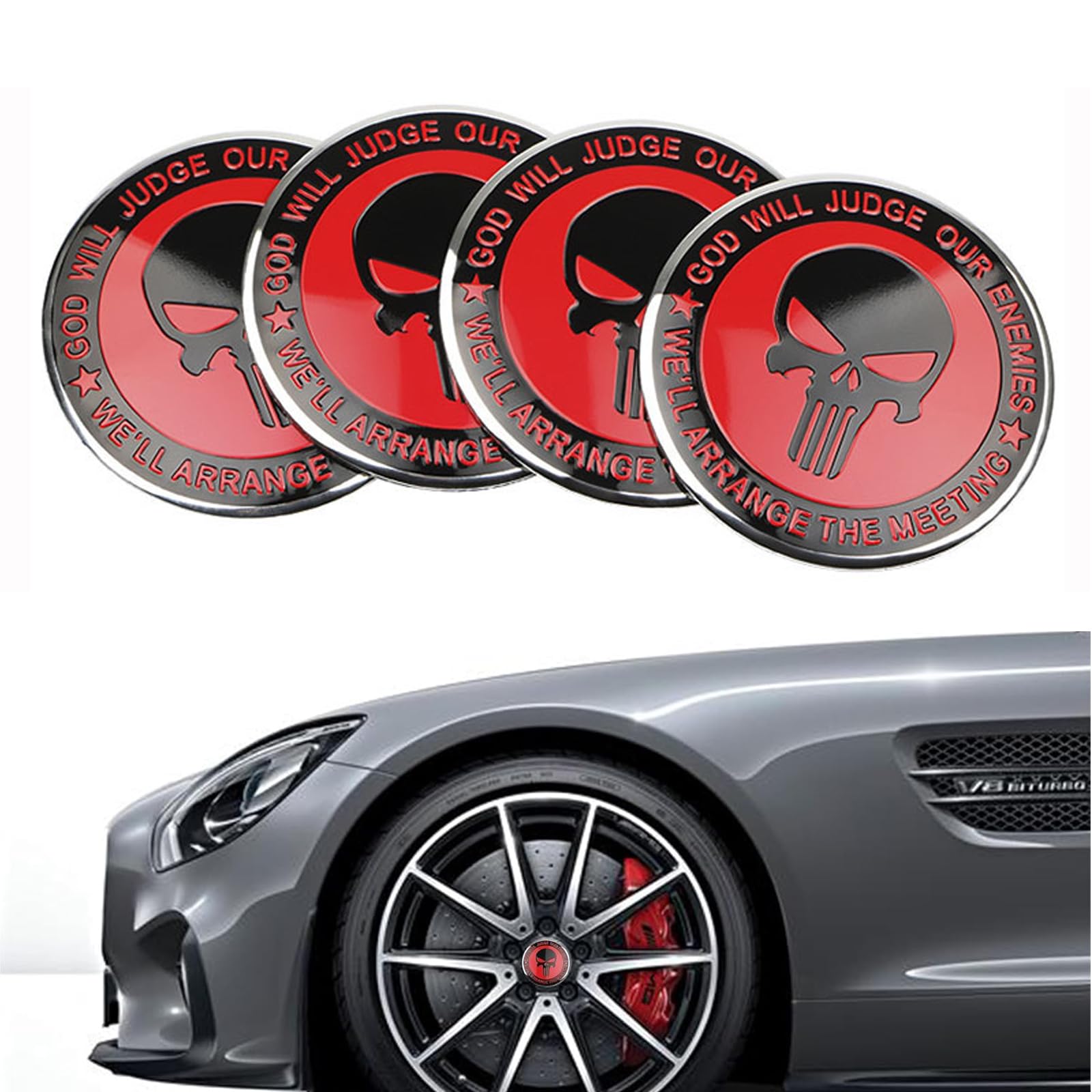 lurora2021 4 Stück Rot Schädel Nabenkappen Schädel Radnabendeckel Felgendeckel Felgendeckel Radnabendeckel Universal Schädel Nabenkappen Compatible With 60mm Radnabenkappen, Schädel Punisher Aufkleber lurora2021 4 Stück Rot Schädel Nabenkappen Schädel Radnabendeckel Felgendeckel Felgendeckel Radnabendeckel Universal Schädel Nabenkappen Compatible With 60mm Radnabenkappen, Schädel Punisher Aufkleber von lurora2021