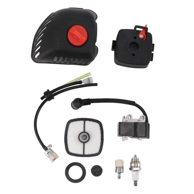 Generisches Rasenmäher -Luftfilter -Abdeckungs -Kit Aluminiumluft -Reiniger -Abdeckungs -Zündspulen für A411000130 A411000131 TC210 EB212 GT225 ES210 von lvifloae