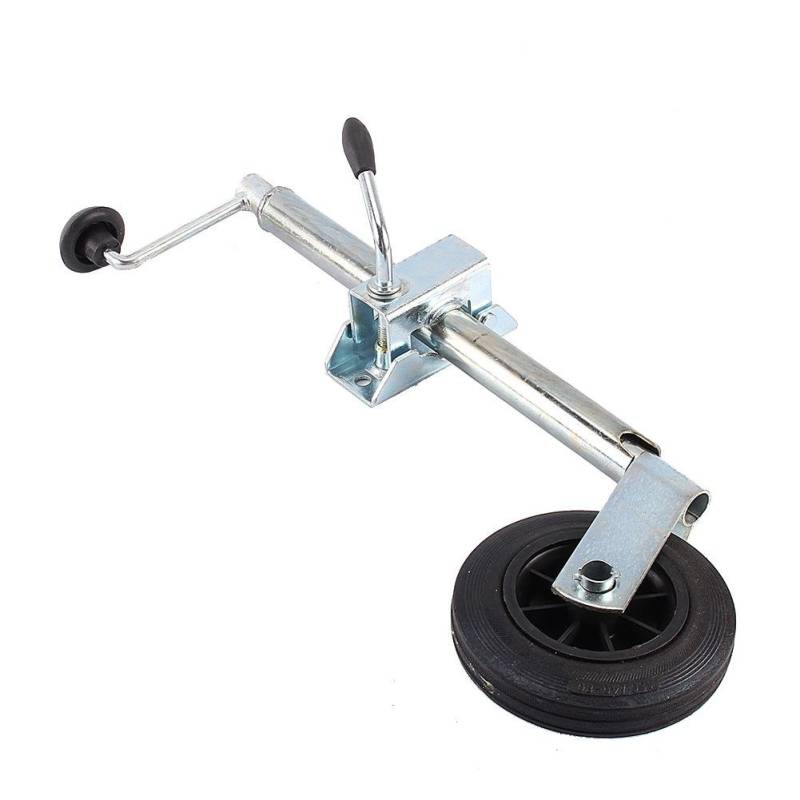 lyrlody 35MM Wheel mit Schelle 100kg Teleskop-Stützrad für die meisten PKW Anhänger Wohnwagen von lyrlody