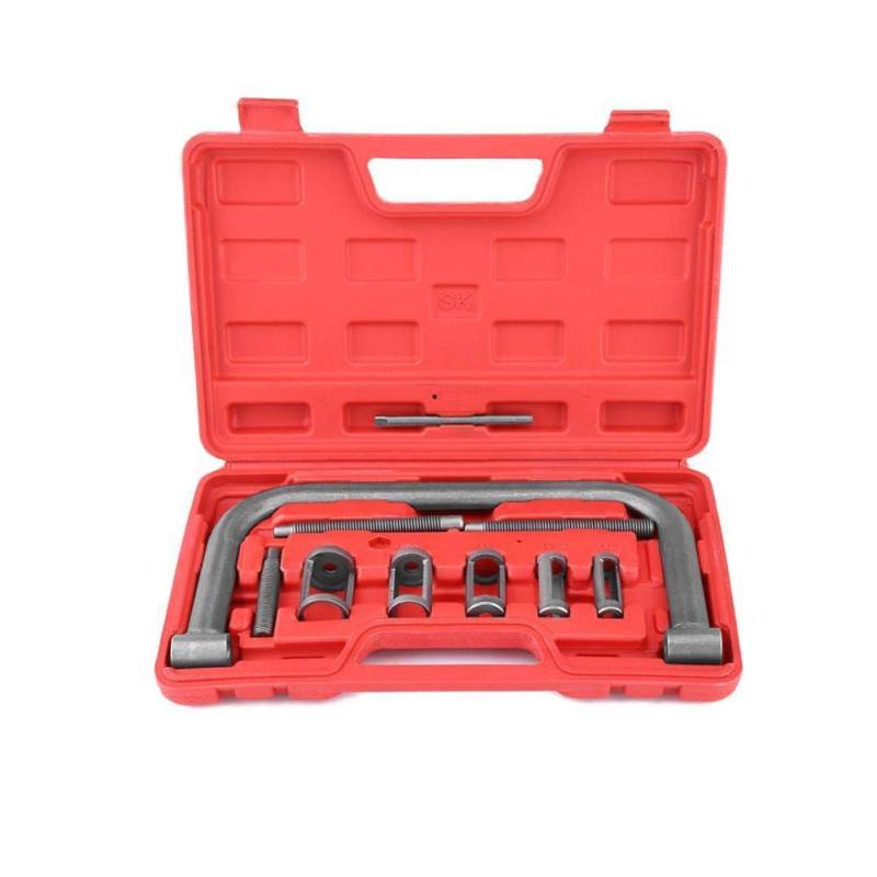 Ventilfederspanner Kit, 10 Stücke Tragbare Auto Ventilfederspanner Clamp Tool Kit Set Entfernung Installer Tool Set mit Tragetasche für Motorrad Auto Bikes von lyrlody