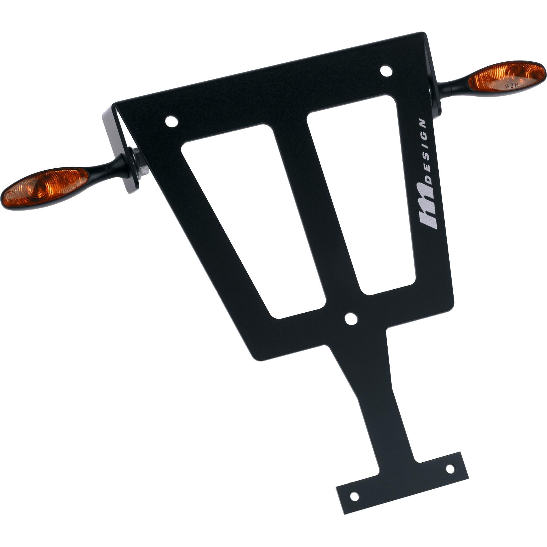 mDesign Kennzeichenhalter Alu universal schwarz mDesign Kennzeichenhalter Alu universal schwarz von mDesign
