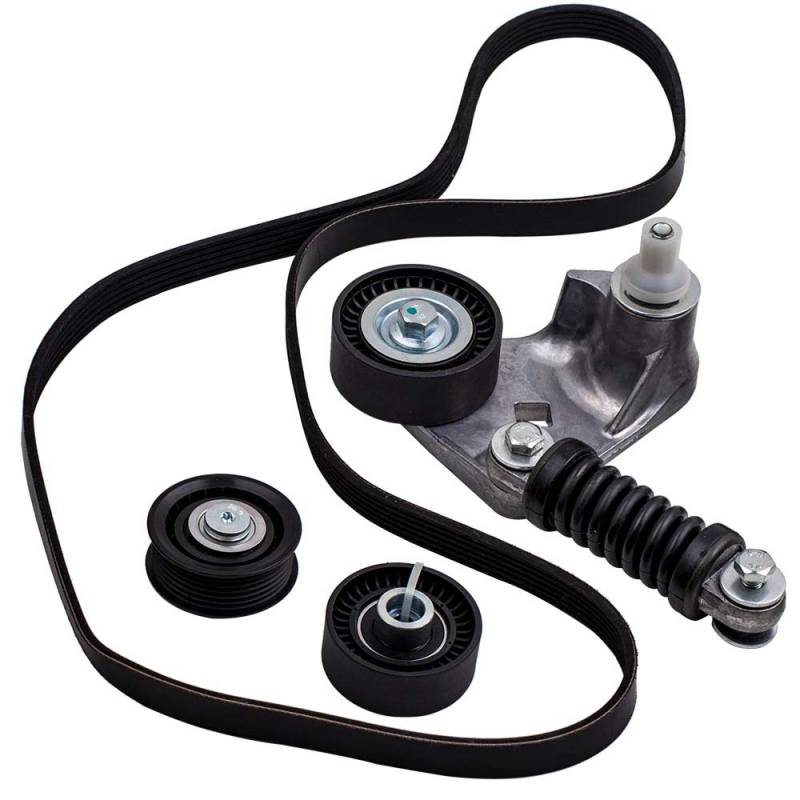 maXpeedingrods Keilrippenriemen + Rollen für Mondeo III 2.0 2.2 TDCI TDDI 1128896 1102827 von maXpeedingrods