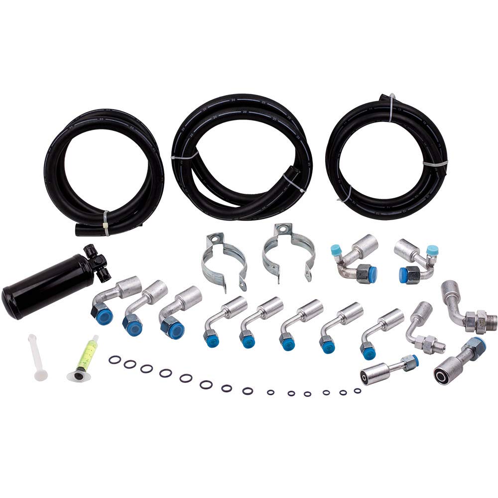 maXpeedingrods Universal 134a Air Conditioning Extended Length Hose Kit O-Ring Fittings Drier für AC Kit maXpeedingrods Universal 134a Air Conditioning Extended Length Hose Kit O-Ring Fittings Drier für AC Kit von maXpeedingrods