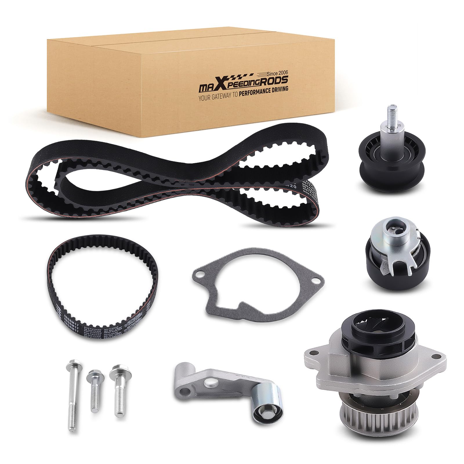 maXpeedingrods Zahnriemen mit Wasserpumpe für Vw Golf Polo Fabia 1987948863 von maXpeedingrods