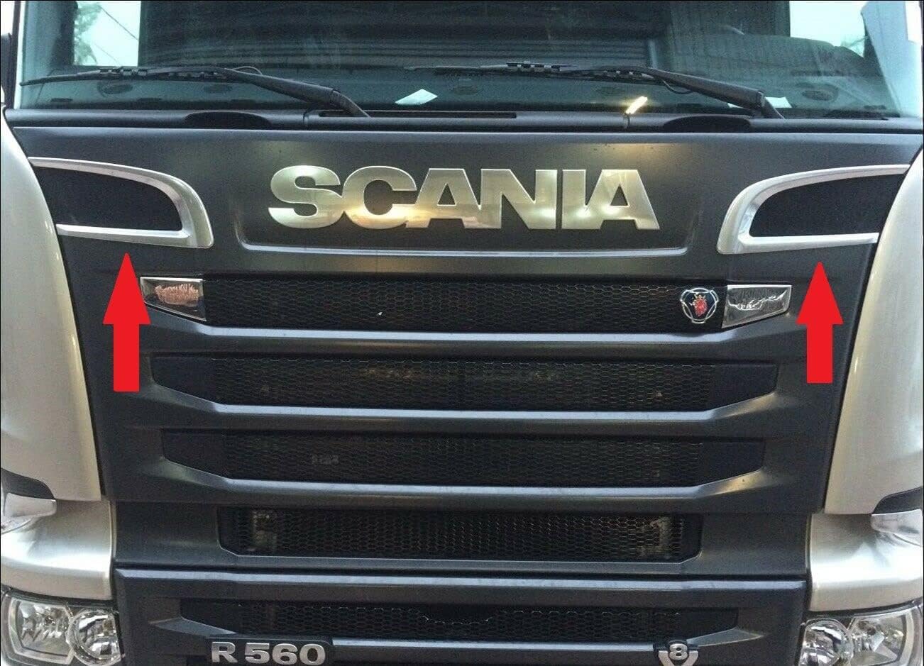 mabi automotive parts Für Scania P G R Serie 2009–2016 Chrom Grill Air Flow Trim Edelstahl 2 Stück mabi automotive parts Für Scania P G R Serie 2009–2016 Chrom Grill Air Flow Trim Edelstahl 2 Stück von mabi automotive parts