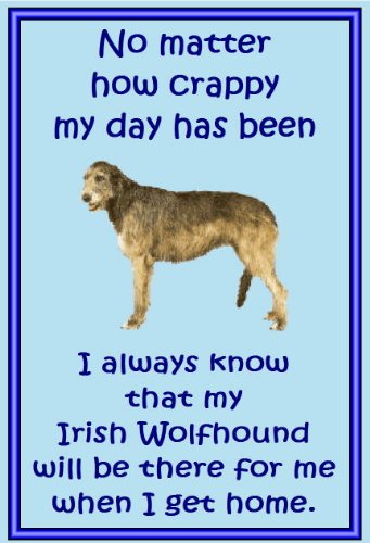 Irischer Wolfshund – Neuheit Hund Kühlschrank Magnete – viele Designs erhältlich von magnetsandhangers